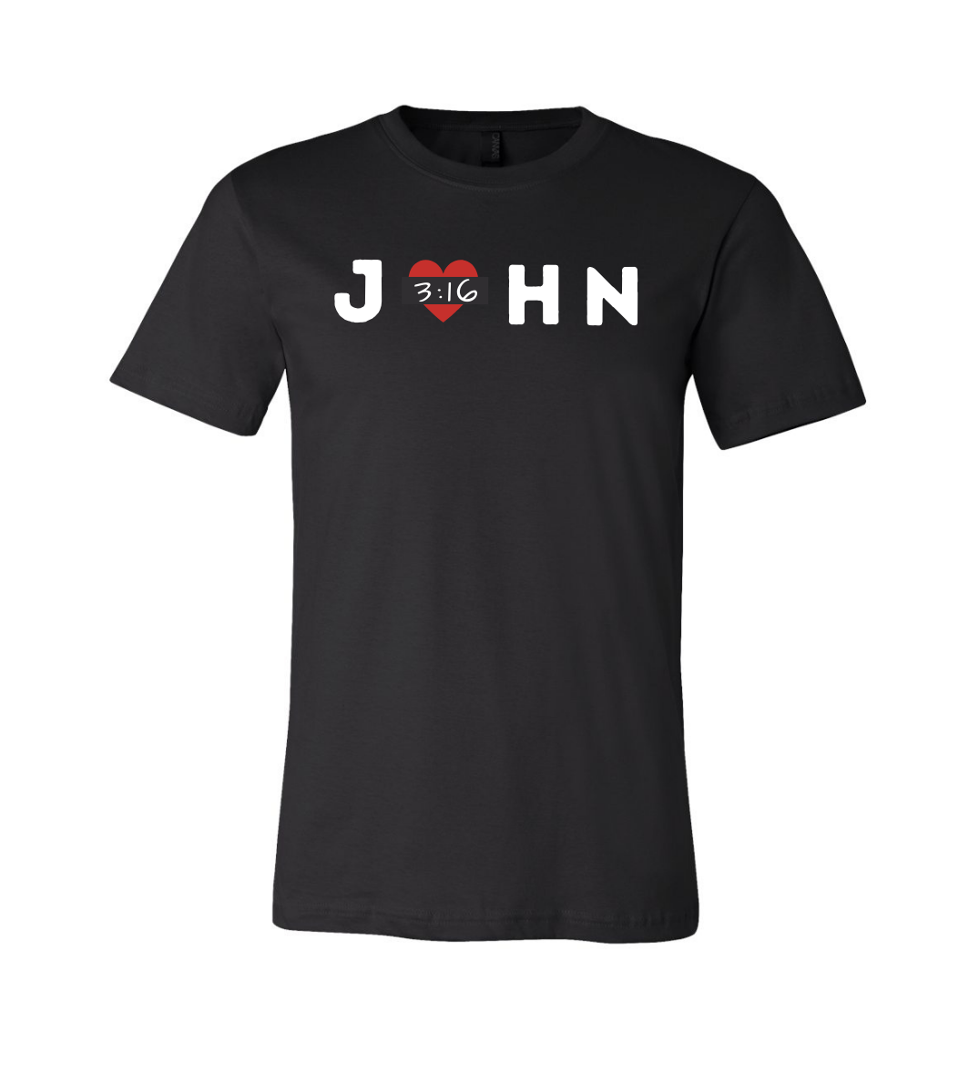 John 3:16 T-Shirt (Black)