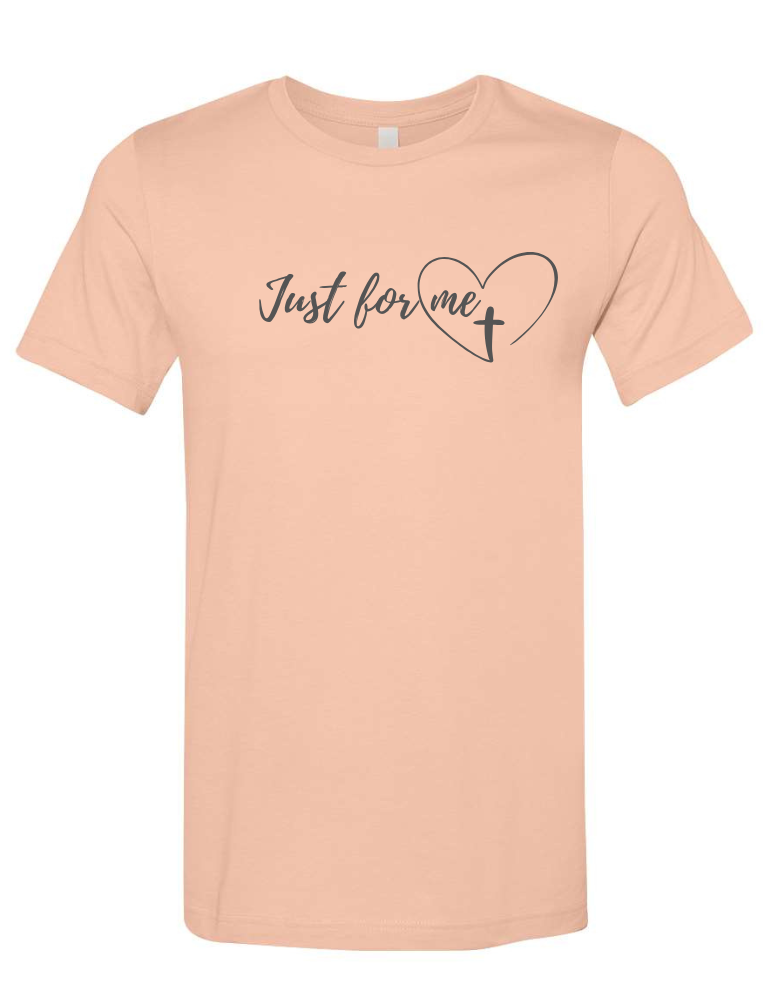Just For Me T-Shirt (Peach)