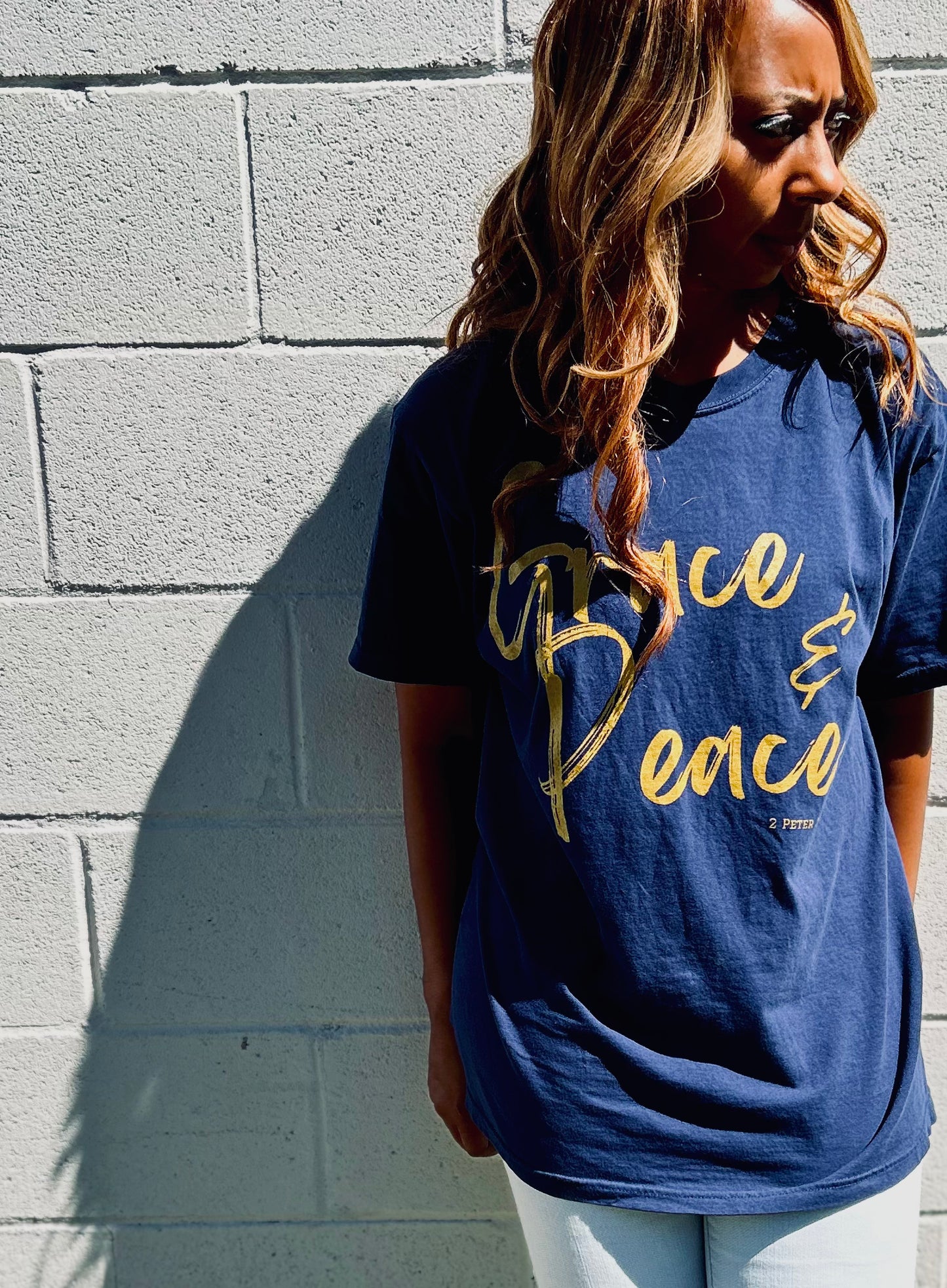Grace & Peace Shirt (True Navy)