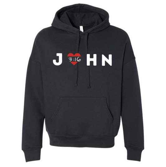 John 3:16 Hoodie (Black)