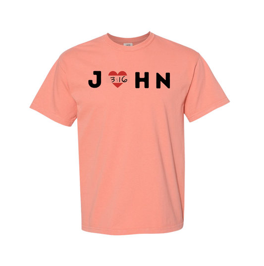John 3:16 T-Shirt (Terracotta)